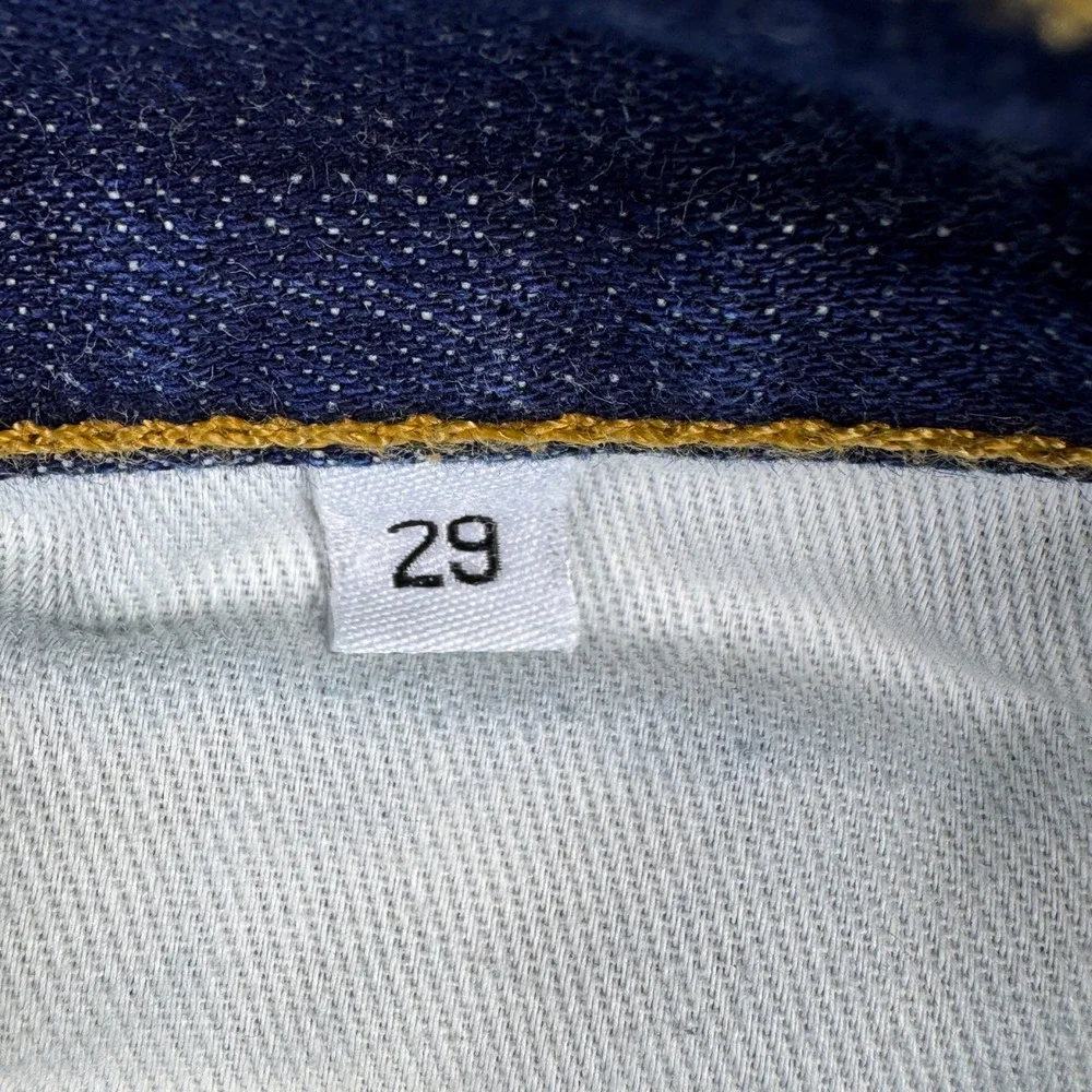 Gustin‎ California Slim Raw Denim Jeans Selvedge Dark Wash Mens
